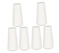 Ciieeo 1 Jeu Pendentif Rouleau Tire pour Rideaux sans Fil Connecteur Bouton De Tirage Aveugle Gouttes De Cordon Traction De Cordon Aveugle Gland Bois Blanche 6 Pièces