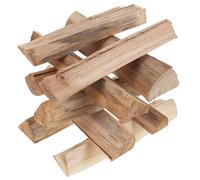 Ciieeo 10 Pièces Bois de Chauffage Cuisson Bûches de Bois pour Griller Allumage Facile Faible Fumée Améliore le Goût Foyer Extérieur et Brasero