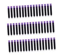 Ciieeo 100 Pièces Stylos À D'Encre Recharges De Stylo À Encre Colorée Stylos À Plume Jetables Stylo Plume Encre Violet Court Cartouches De Fontaine En Plastique Standard Stylo