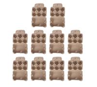 Ciieeo 10pièces Porte-œufs Papier Distributeur à Œufs pour Réfrigérateur Organisateur Œufs Plateau