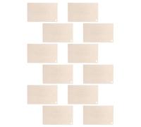 Ciieeo 12 Pièces Plaque Isolante en Mica pour Micro-ondes, Accessoire Compatible, Bloque Vapeur et Huile, Feuille Résistante à Haute Température pour Four à Micro-ondes