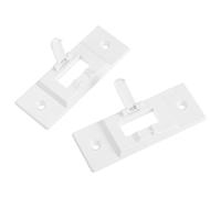 Ciieeo 2 Couvre-Plaques de Sécurité pour Interrupteur Mural, Serrures Fonctionnelles, en Plastique Blanc, Installation Pratique avec 4 Vis