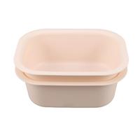 Ciieeo 2 Pièces Lavabo en Plastique Blanc Rectangulaire pour Table à Langer, Lavabo en Plastique, Pp, Rebord Anti-débordement, Léger, pour Bébé et Nourrisson, Nursery, Tables à Langer