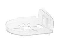 Ciieeo 2 Pièces Support Mural pour Écran en Acrylique, Étagère Murale | Salle de Bain et Chambre, Rangement Discret, Style Élégant, Supporte les Pièces Humides