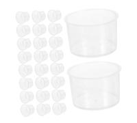 Ciieeo 200pièces Gobelets Doseurs Plastique Transparent Outils De Mesure Pour Résine Époxy Médicaments Et Loisirs Créatifs