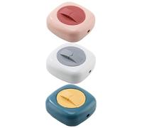 Ciieeo 3 Pièces Outil de Gestion des Câbles 3.82x3.74x1.42 Pouces en PP pour Organiser Les Câbles USB et Écouteurs Lors de Voyages en Plein Air