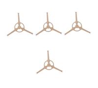 Ciieeo 4 Pièces Accessoires - Plaque Tournante Gadgets De Cuisine Base De Plateau Tournant Pour - Support à Rouleaux Pour - Fournitures Pour - Pvc
