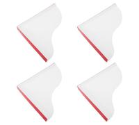 Ciieeo 4 Pièces Pare-éclaboussures Silicone pour Protection Étanche Éclaboussures Installation Facile et Matériau Souple pour Salle de Bain