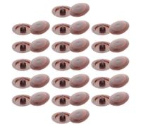 Ciieeo 500 Capuchons de Protection en Plastique pour Vis, Cache-vis de Roue de Voiture, Marron, Décoratifs, Installation Facile, Couvercles de Dôme