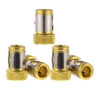 Ciieeo 5pcs Anneau Magnétique pour Embouts de Tournevis en Acier Inoxydable, Porte-embout Magnétique, Fort Aimant, Jaune, pour Réparation de Véhicule et Projets DIY
