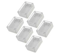 Ciieeo 6 Pièces Boîtier Électrique Étanche Couvercle Transparent en Abs As, Installation Rapide, Protection pour Module de Sécurité et Projets Électroniques DIY en Extérieur