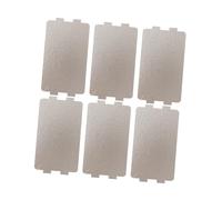 Ciieeo 6pièces Lot Mica pour Micro-ondes Couvercle Guide Ondes et Plaque Isolante Thermique