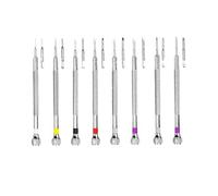 Ciieeo 8 Jeux de Tournevis de Réparation, Petit Tournevis Plat et Cruciforme en Acier, 0,6-2,0, pour Réparation Professionnelle et Usage Domestique, Appareils Mobiles