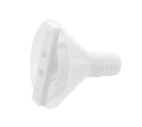 Ciieeo Adaptateur à Raccordement D'eau de Plastique de Sortie Blanc Tuyau D'évacuation Connecteur Facile Installer pour Gestion de Condensat Estivale pour Climatisation en Ambiance