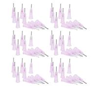 Ciieeo Aiguille à colle industrielle 18 Gauge 1/4 pouce 100 pièces en acier inoxydable avec raccord fileté pour remplissage liquide et tâches de maintenance