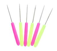 Ciieeo Aiguilles à Tracer Sucre Poignée Antidérapante et Résistance à l'usure Lot de 6 en Acier Inoxydable Couleur Aléatoire pour Fondant et Cupcakes en Décoration DIY Pâtisserie