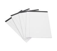 Ciieeo Bloc-notes Juridique Blanc 4pcs Papier Ligné Large, Feuilles Épaisses et Dos Rigide, pour Écriture et Croquis à Domicile
