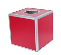 Ciieeo Boîte À Loterie En Alliage D'Aluminium 9.84 Pouces Boîte À Tombola Opaque Pour Collecte De Dons Tirage Sort Événements Promotionnels