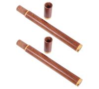 Ciieeo Boîte à Parfum en Bois de Fleur et 2 Pièces, Porte-bâtons Hermétique 20g, Contenant Compact pour Rangement Tubes D’Parfum, pour Yoga, Contemplation et Décoration Intérieure