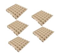Ciieeo Boîte à Œufs en Pâte à Papier, 30 Cases, Beige, Résistante la Déformation, pour Organiser le Réfrigérateur, Carton Pratique