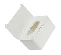 Ciieeo Boîte Distributrice de Mouchoirs Facile à Nettoyer en Plastique Blanc Portable Design Moderne et Compact pour Bureau et Maison