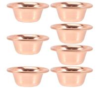 Ciieeo Bols en Cuivre pour Contemplation et Événements Bol Décoratif Multipurpose Ensemble de Rétro Sophistiqué pour Offrande D'eau Bouddhiste