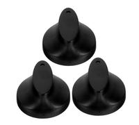 Ciieeo Boutons de Minuterie Mécaniques Contrôle Précis du Temps pour Four et Cuiseur à Riz 3 Pièces Plastique Noir Universels Adaptés pour Restaurant et Cafétéria