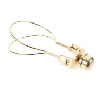 Ciieeo Clip de Support pour Ampoule en Fer Doré Surface Lisse, Accessoire DIY pour Décoration Intérieure, pour Hôtel et Café