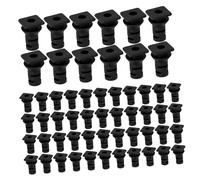 Ciieeo Clips Câbles de Décharge de Traction Installation Facile Lot de 100 en ABS Noir Protège Câble Électrique pour Appareils Électriques et Exigences de Projet