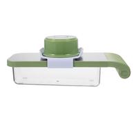 Ciieeo Coupe Légumes Multifonction 1 Set, Trancheuse à Aliments, Acier Inoxydable et Plastique, Vert Clair, pour Légumes et Tomate, la Cuisine, Gain de Temps