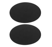 Ciieeo Coussin Antichoc et Surface Antidérapante en Éponge 2 Pièces Noir pour Base de Ventilateur Tour, du Sol pour Fête de Sommeil
