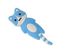 Ciieeo Crochets Magnétiques Chat Coloré Bleu pour Réfrigérateur et Tableau | Pvc Métal Aimant, Usage Maison et Décoration Intérieure, pour Meubles et Tableau Blanc