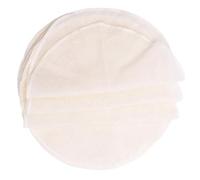 Ciieeo Doublure pour panier vapeur de cuisine en coton réutilisable, 10pcs, ronde, respirante, pour cuiseur vapeur en bambou, insert vapeur pour uniformiser les pâtisseries