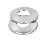Ciieeo Écusson de Piscine en Acier Inoxydable Couvercles Décoratifs | Plaque Centrale Percée, Finition Polie Miroir, Couvre les Écarts, pour Ancrages et Valves