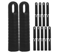 Ciieeo Embout de Manche à Balai en Plastique 25mm Anneau de Verrouillage et Connexion Filetée Spirale, 20 Pièces pour Remplacement Facile à Domicile