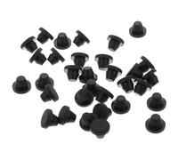 Ciieeo Embouts en Silicone Antidérapants pour Pieds de Table et Chaise, Protections Pied Chaise Résistantes à Haute Température, Manchons Coniques Souples 8mm Rainure, Lot de 50 Pièces,