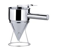 Ciieeo Entonnoir à Piston en Acier Inoxydable pour Distributeur de Pâte de Cuisine avec Poignée Amovible, Accessoire Cuisine pour Préparation DIY en Cuisine Maison