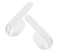 Ciieeo Équerre Fixation Murale L en Abs pour Balance Numérique Blanche, Support Mural 2 Pièces Protection L'humidité, pour Salle de Sport Cuisine
