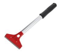 Ciieeo Grattoir Multi-usages en Acier Inoxydable Rouge pour Carrelage et Béton, Outil Pratique pour Enlever Silicone et Autocollants, Nettoyage Sol et Mur Couleur Couleur Aléatoire
