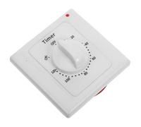Ciieeo Interrupteur pour Appareils Électriques Réduit la Consommation D'énergie en Abs Mécanique Blanc Minuterie Mural Contrôle Horaire Précis pour Usage Domestique et Commercial