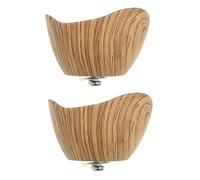 Ciieeo Lot De 2 Boutons De Couvercle Universels Pour Casserole Poignées De Couvercle De Pot En Bois Remplacement Pour Wok Cuit-Vapeur Casserole À Soupe Faciles À Nettoyer