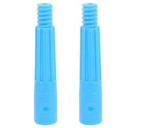Ciieeo Lot de 2 Embouts Filetés en Plastique pour Balai, Connecteur pour Manche de Balai-serpillère, Type Américain, pour Manche Droit et Perche Télescopique, Compatible Balai,