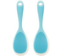 Ciieeo Lot de 2 Spatules à Riz en Silicone Ergonomiques et Résistantes Cuisine à Domicile ou Hôtel, Ustensiles Cuisine Faciles à Nettoyer et Solide
