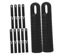 Ciieeo Lot de 20 capuchons en plastique avec filetage de 25 mm pour manche de balai, adaptateur sûr et facile à remplacer, accessoire adapté pour serpillères dans les bureaux et centres commerciaux