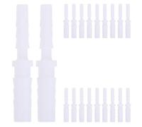 Ciieeo Lot de 20 Raccords Cannelés en Plastique à Barbes, Adaptateurs Réducteurs pour Tuyaux D'aquarium et Bassin, Structure de Tour, Compatibilité Large