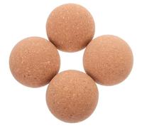 Ciieeo Lot de 4 Bouchons de Bouteille en Liège, Boule Ronde 53mm, Bouchon à Bille pour Bocal en Verre, Réutilisable, Kaki, pour Bouteilles en Verre et Bocaux, Loisirs Créatifs