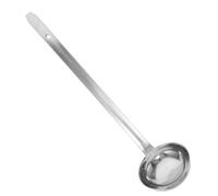 Ciieeo Louche à Soupe Cuillère à Sauce Solide Manche Long et Crochet en Acier Inoxydable Capacité 1 à 20 Onces, Cuisine Professionnelle