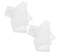 Ciieeo Manchettes Amovibles à Volants en Polyester Blanc pour Filles et Femmes, Poignet de Chemise Style Manche Cloche, Accessoires Décoratifs Polyvalents pour Robes