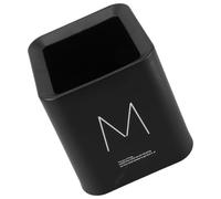 Ciieeo Mini Poubelle de Bureau Carrée 1, 5 L en Pp Noire Portable