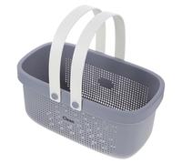 Ciieeo Panier de Portable Pp Grande Corbeille de Rangement Salle de Bain et Légère Organiseur Multifonction pour Cosmétiques et Accessoires Facile à Transporter pour Maison et Voyage
